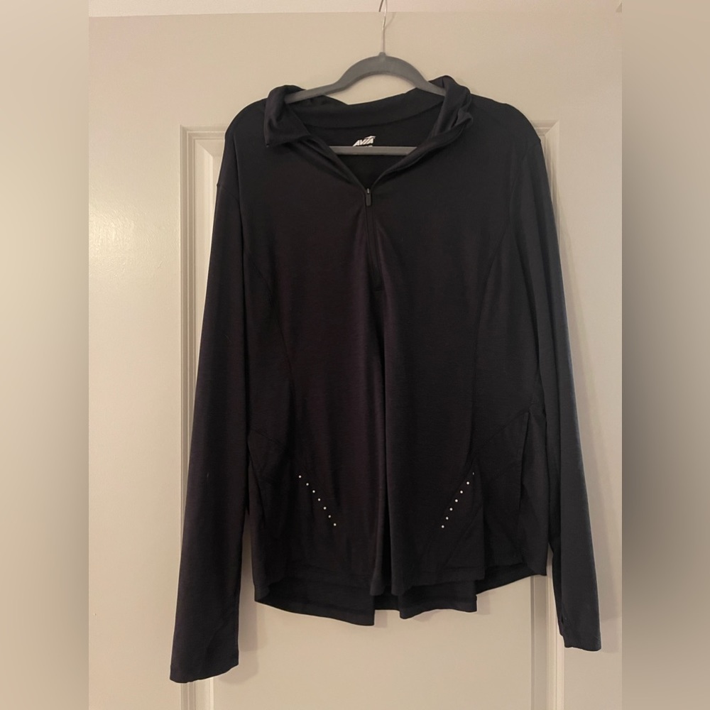 Avia quarter zip workout top